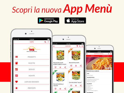 App Menù