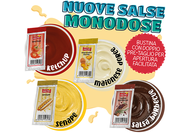 New single-serving sauce sachets