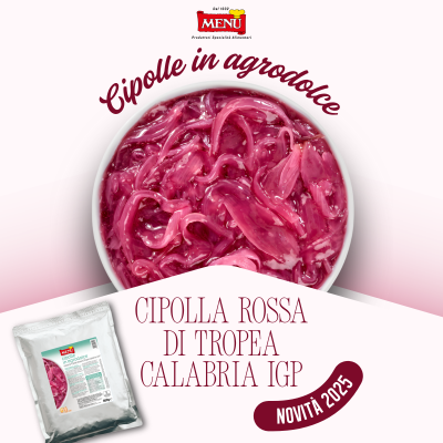 NEW RELEASE 2025 - Red onion from Tropea Calabria PGI in sweet and sour sauce