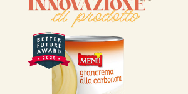 Grancrema alla Carbonara Menù: 3° posto al Better Future Award 2025
