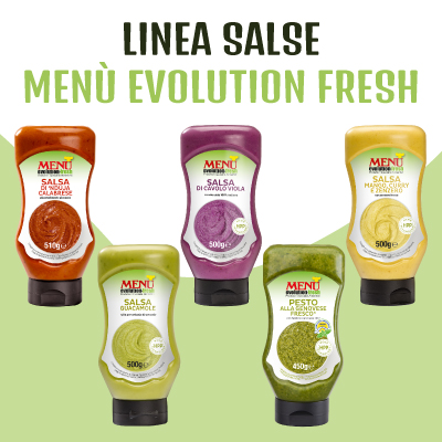 Linea salse fresche Menù Evolution Fresh