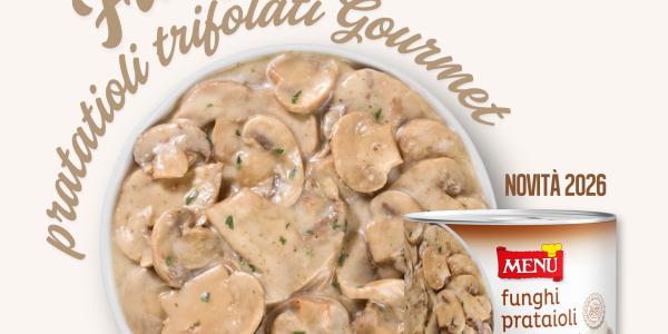 NOVITÀ - Funghi prataioli trifolati Gourmet (cod. FG3)