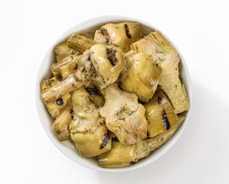Carciofi alla griglia (Alcachofas a la parrilla)