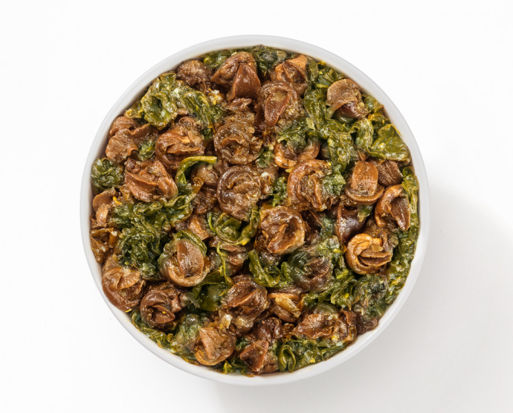 Chiocchiole trifolate - Snails with chard and garlic