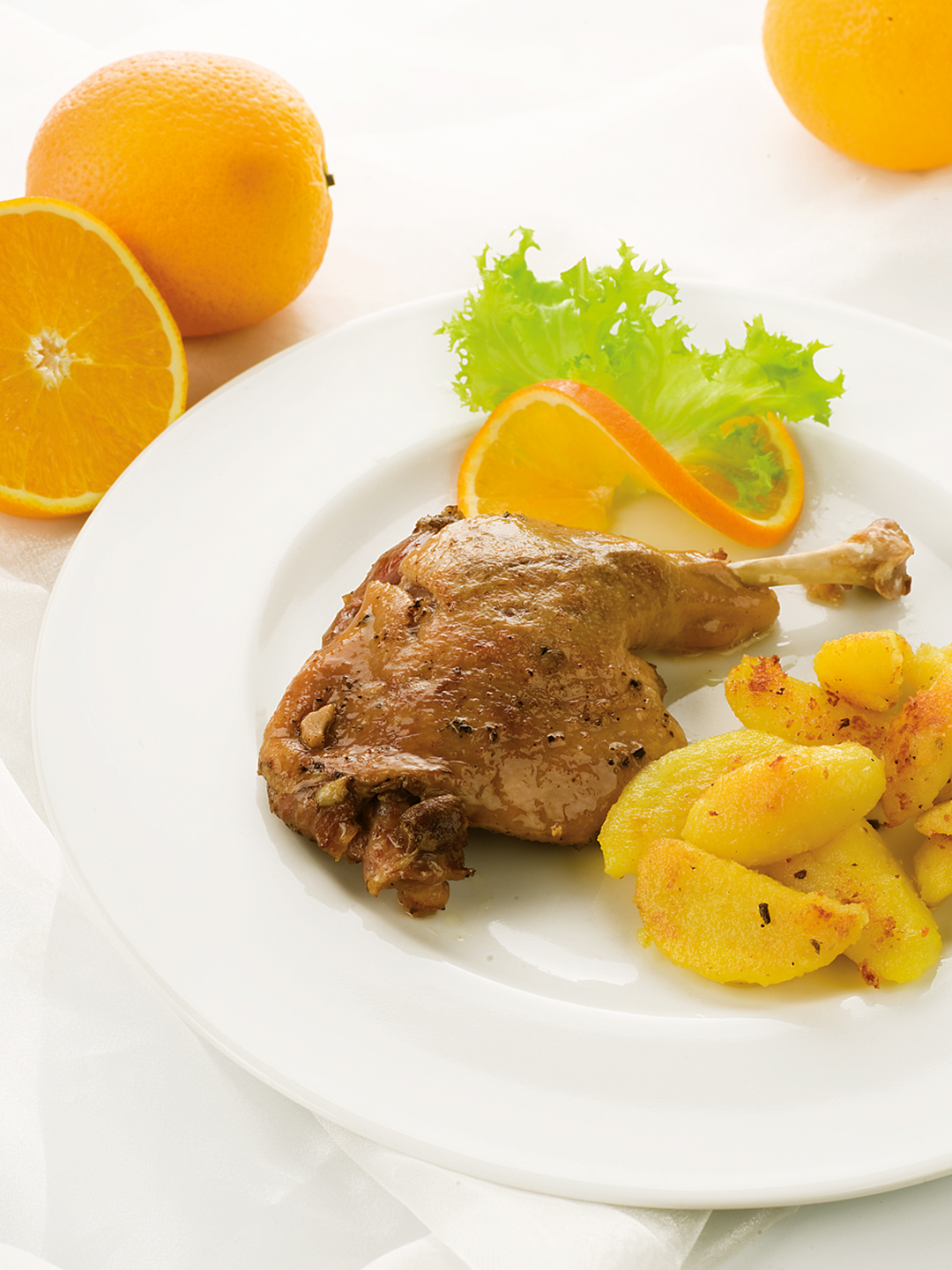 Coscia d’anatra all’arancia cotta sottovuoto - Orange Duck Leg cooked sous vide