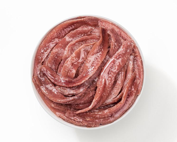 Filetti di acciughe del Mar Adriatico in olio di girasole - Fillets of anchovies from the Adriatic Sea in olive oil