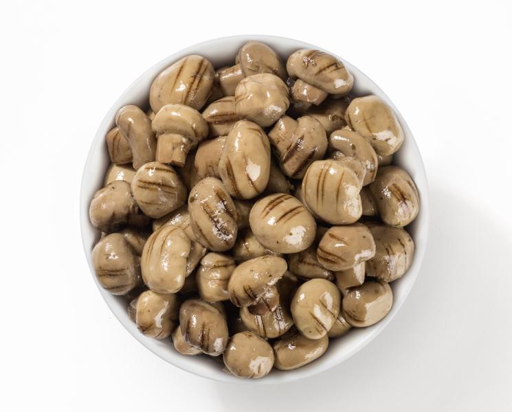 Funghi prataioli grigliati - Grilled Button Mushrooms