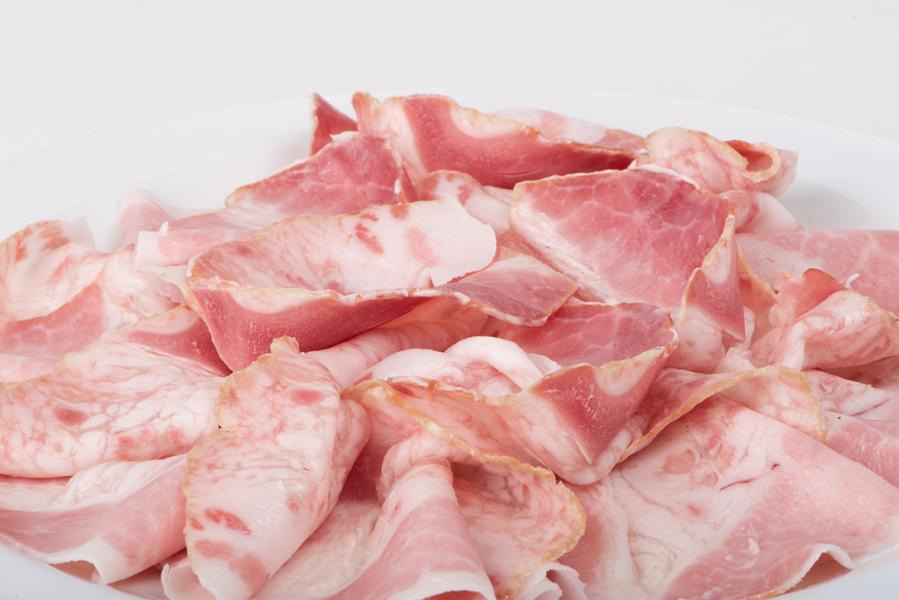 Guanciale cotto affumicato - Cooked smoked jowl bacon