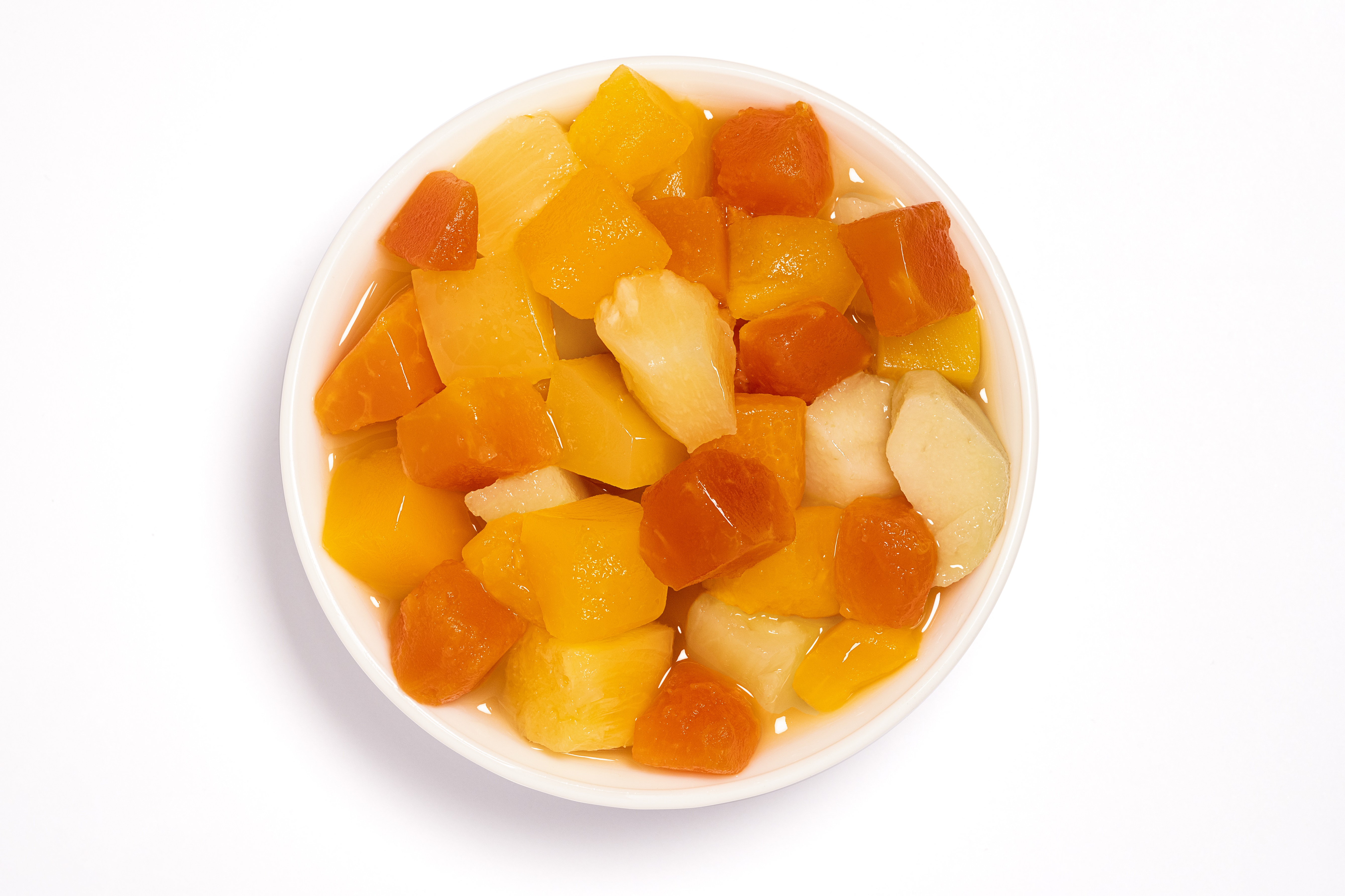 Macedonia Tropicale allo sciroppo