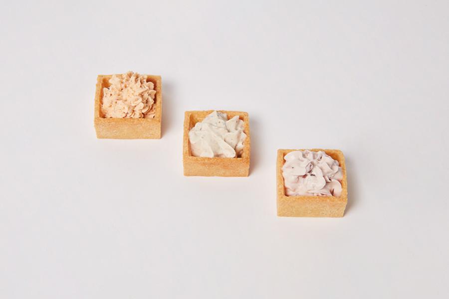 Miny trandy quadrato (Minitartaletas cuadradas)