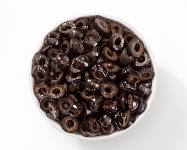 Olive nere a rondelle (Olives noires en rondelles)