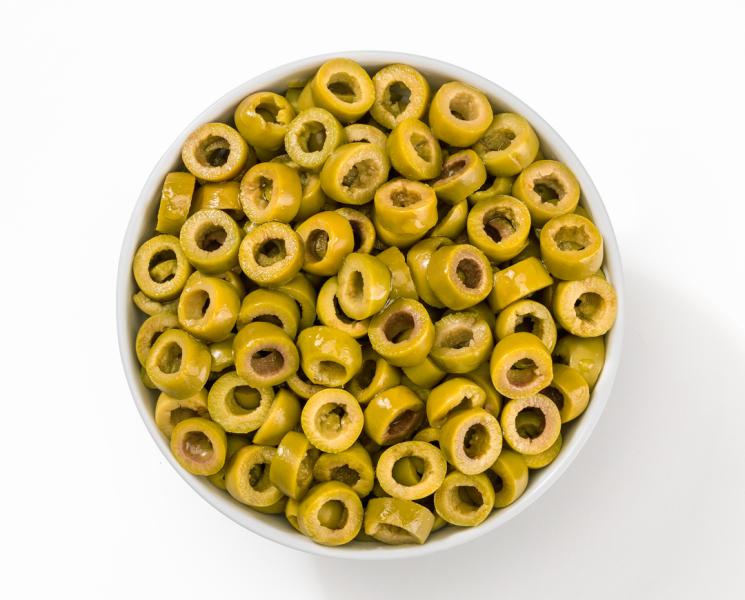 Olive verdi a rondelle - Sliced Green Olives