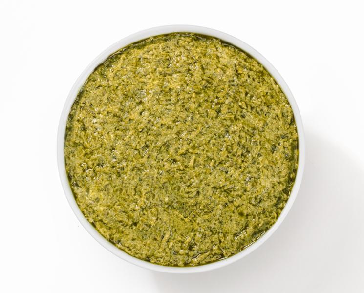 Pesto alla genovese (Pesto genovés)