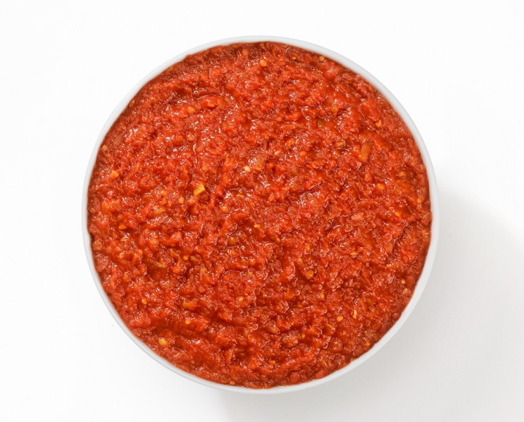 Polpa di pomodoro «speciale teglia» (Pulpa de tomate «especial bandeja»)
