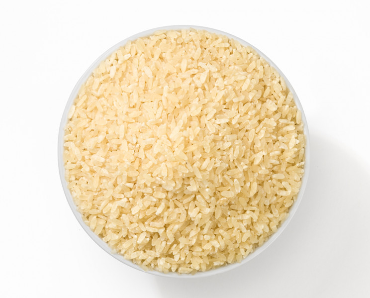 Riso precotto „disidratato“ (Reis, vorgegart und „getrocknet“)