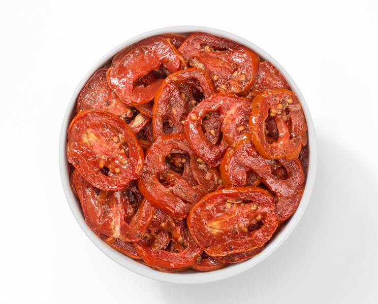 Ruotine di pomodoro semisecche (Rodajitas de tomate semiseco)