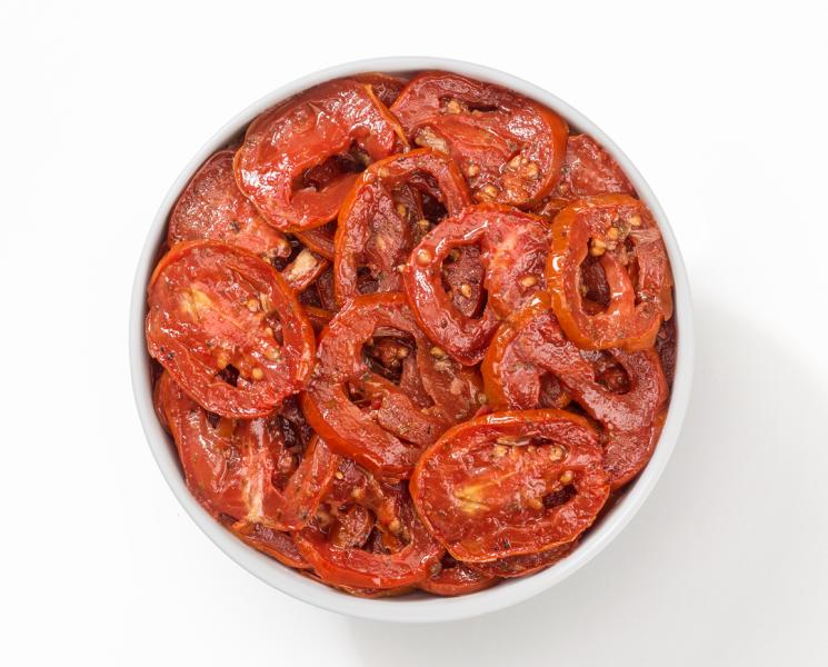 Ruotine di pomodoro semisecche