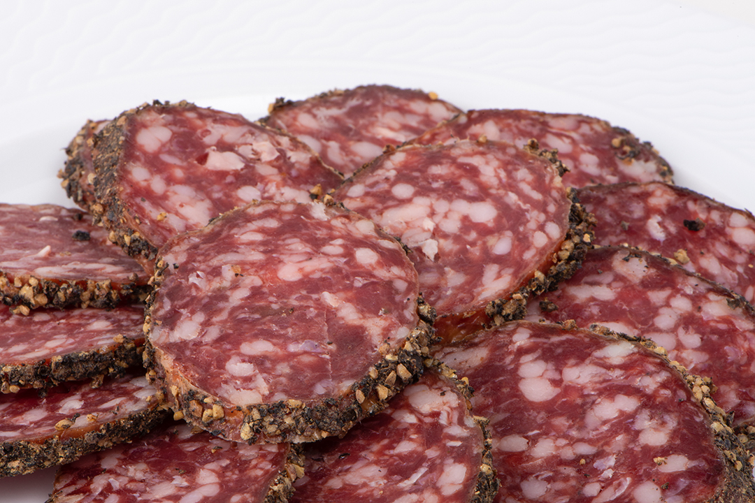 Salame di cinghiale al pepe - Peppered Wild Boar Salami