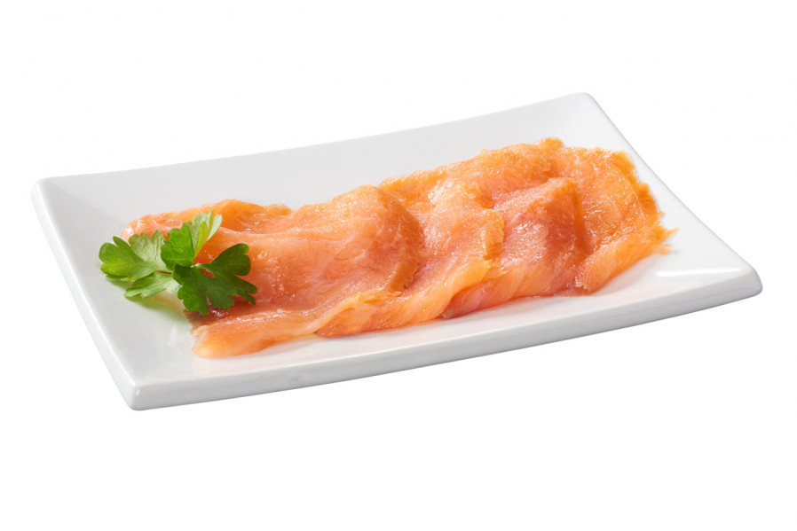 Salmone Norvegese affumicato preaffettato (decongelato)