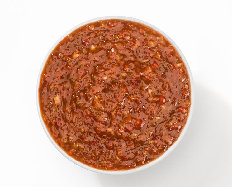 Salsa di peperoni e arancia
