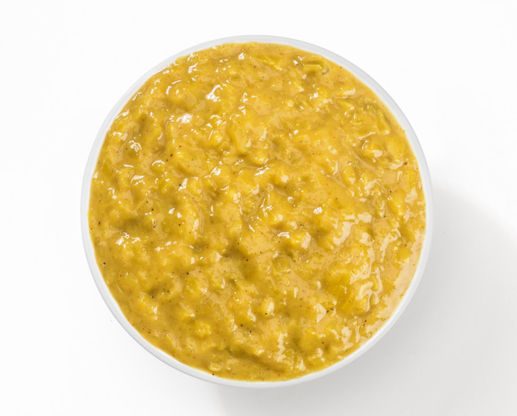 Salsa di porro e curry (Leek and curry sauce)