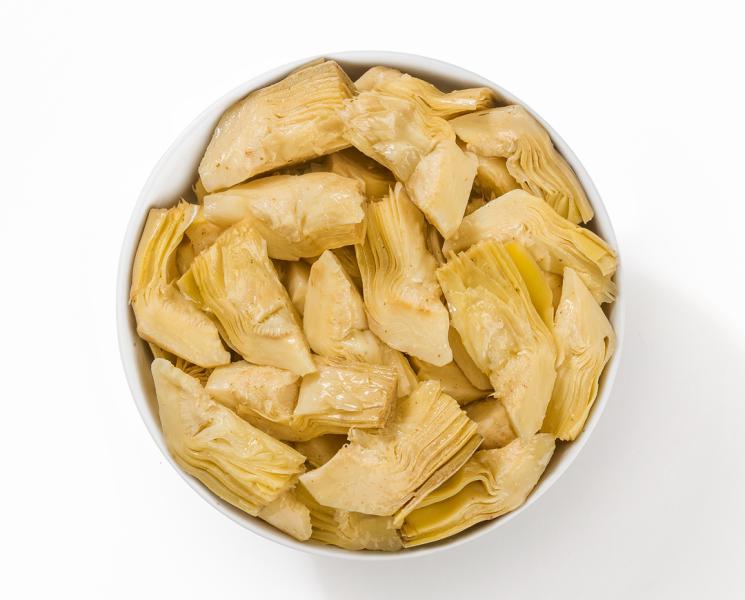 Spaccatelli di carciofo «natura» (Cuartos de alcachofa «natura»)