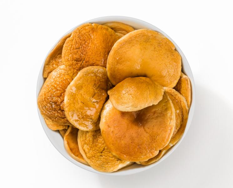 Teste di funghi porcini al naturale