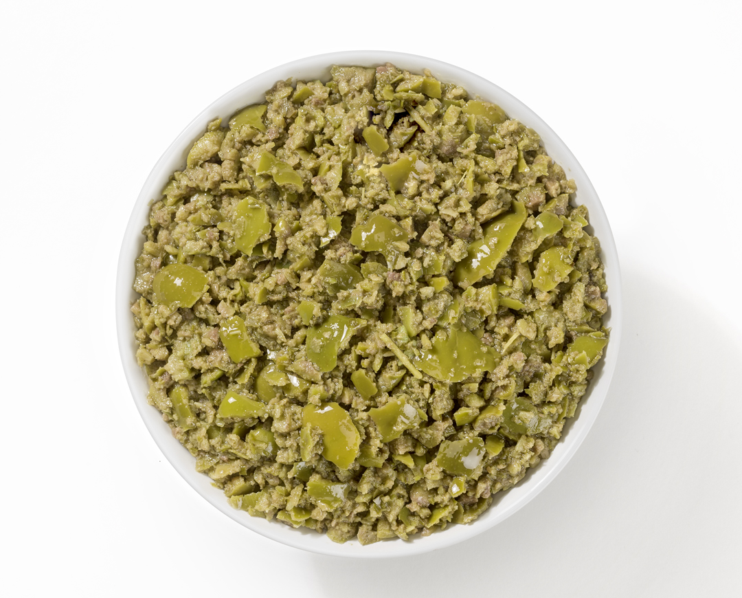 Trito Olive e Rosmarino (Picadillo de aceitunas y romero)