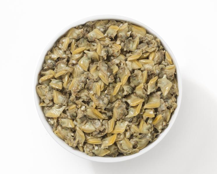 Vongole del Pacifico sgusciate al naturale (Geschälte Venusmuscheln aus dem Pazifik, natur)