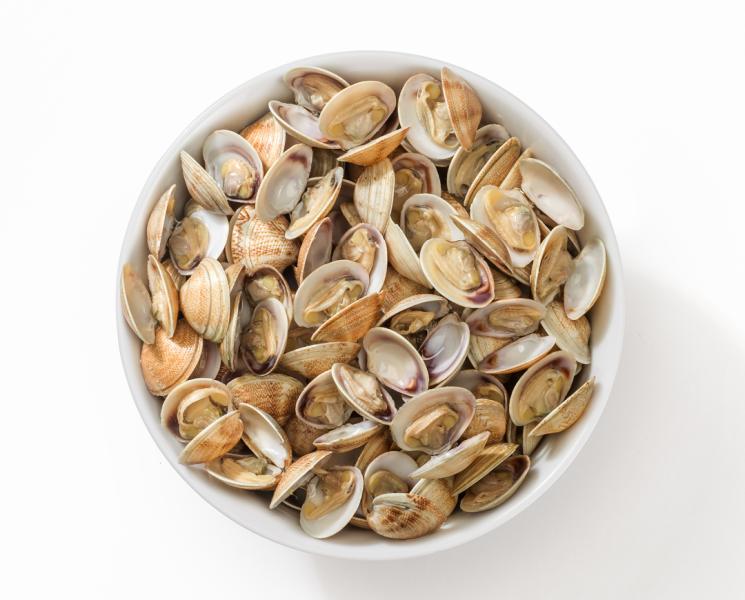 Vongole dell’Adriatico con guscio al naturale (Venusmuscheln aus der Adria mit Schale, natur)