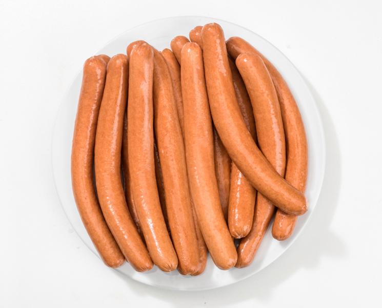 Würstel giganti affumicati senza pelle (Salchichas Frankfurt gigantes sin piel)