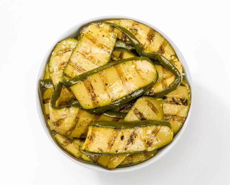 Zucchine alla Griglia (Calabacines a la parrilla)