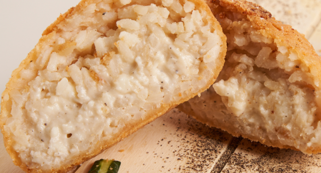 Arancini cacio e pepe