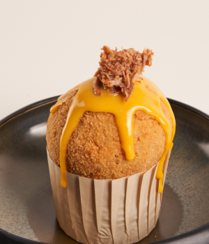 Arancino al pulled pork