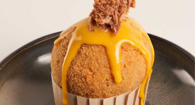 Arancino al pulled pork