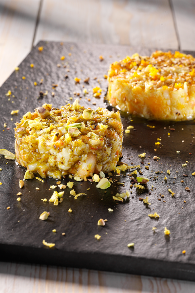 BIS DI TARTARE DI GAMBERI AI DUE PESTI