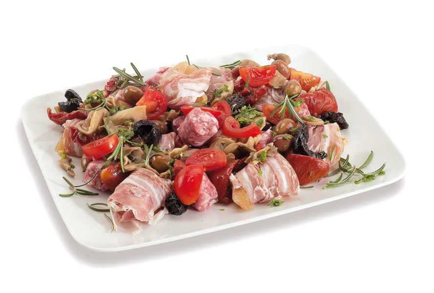 Bocaditos de pollo con panceta