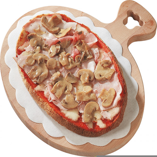 BRUSCHETTA PROSCIUTTO COTTO E FUNGHI