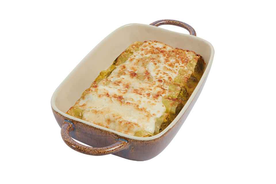 CANNELLONI FRIARIELLI E TACCHINO