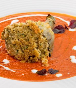 CARCIOFI GRATINATI CON AGNELLO E SHAKSHUKA