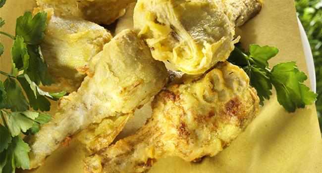 CARCIOFI RIPIENI IN TEMPURA