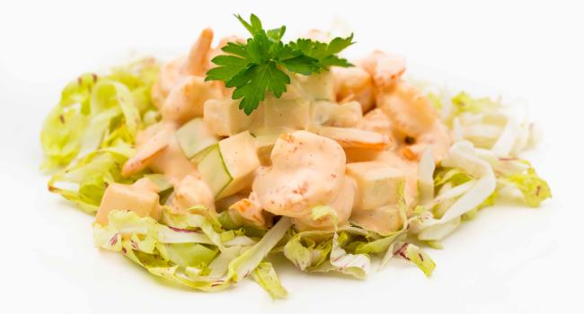 COCKTAIL DI MAZZANCOLLE ALL'ARANCIA