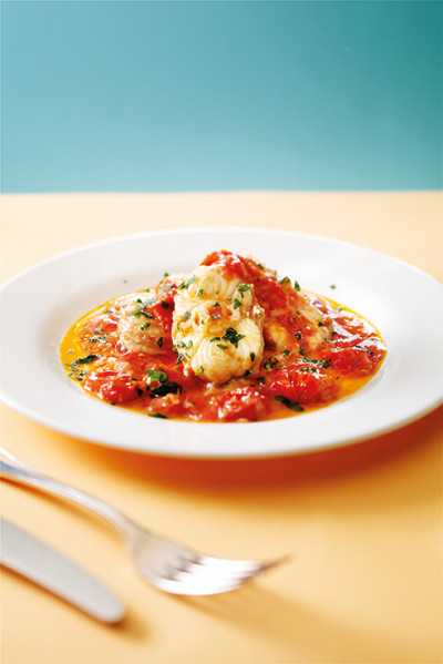 Coda di rospo in guazzetto