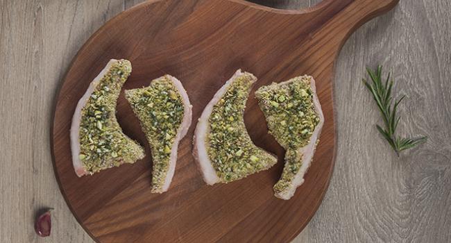 COSTOLETTE D'AGNELLO AL PISTACCHIO