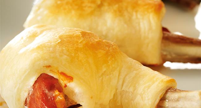 Chuletas de cordero crujientes