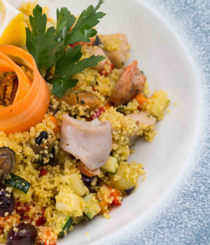 Cous Cous with seafood (ÈSUGODIMARE)
