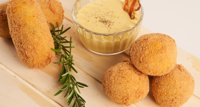 Crocchette di patate alla carbonara