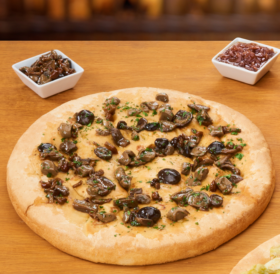 FOCACCIA WITH ÈFUNGOMIX