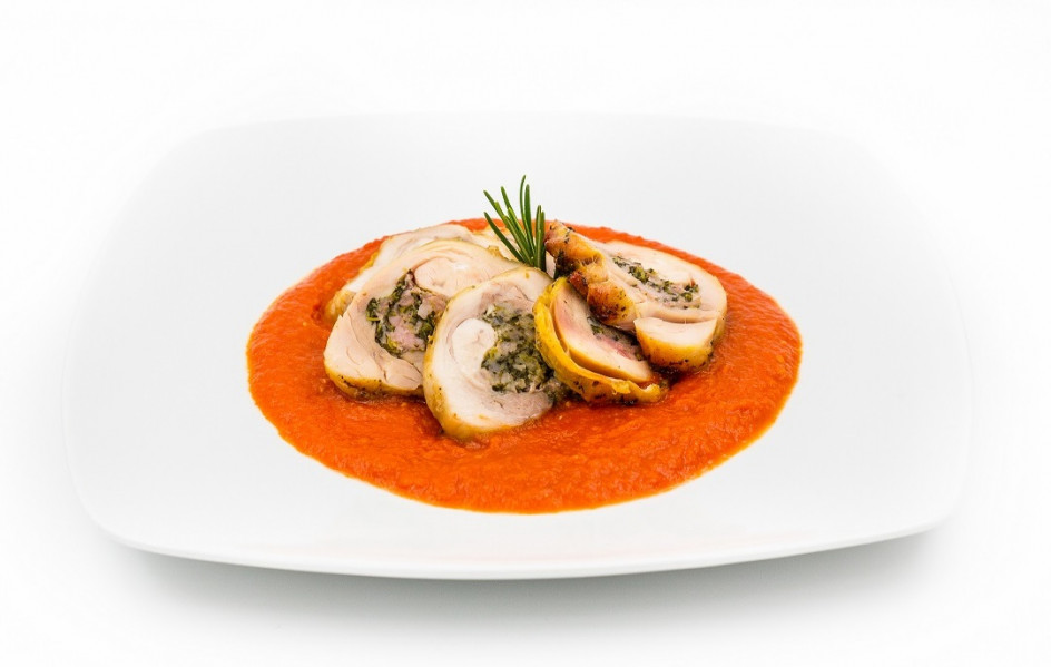 Hähnchenschenkel in Soße "Pomodorina"