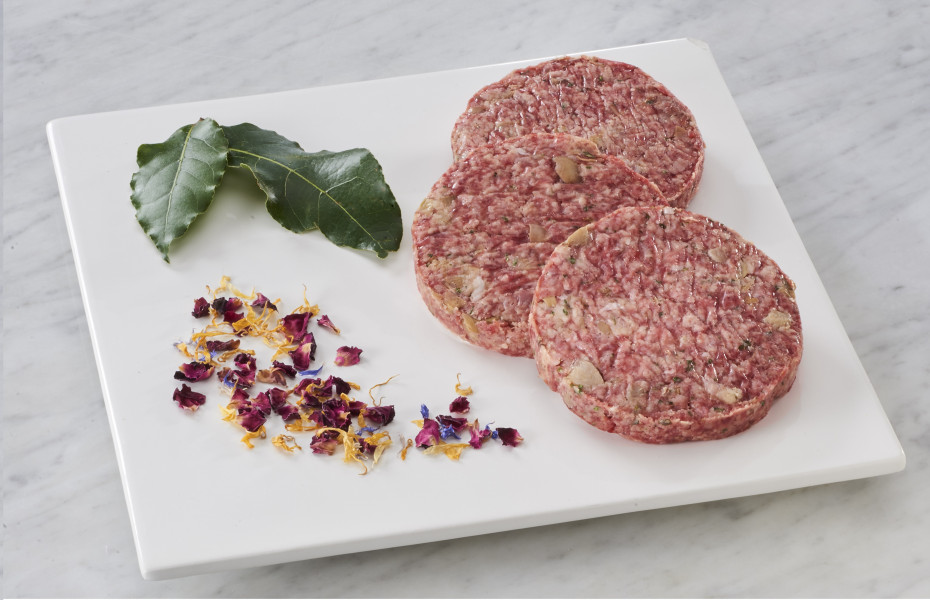 HAMBURGER CON CARCIOFI E PECORINO